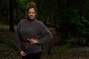 Half Fisherman's Rib Sweater Knitting Pattern