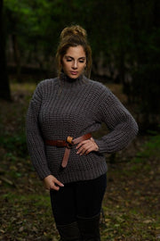 Half Fisherman's Rib Sweater Knitting Pattern