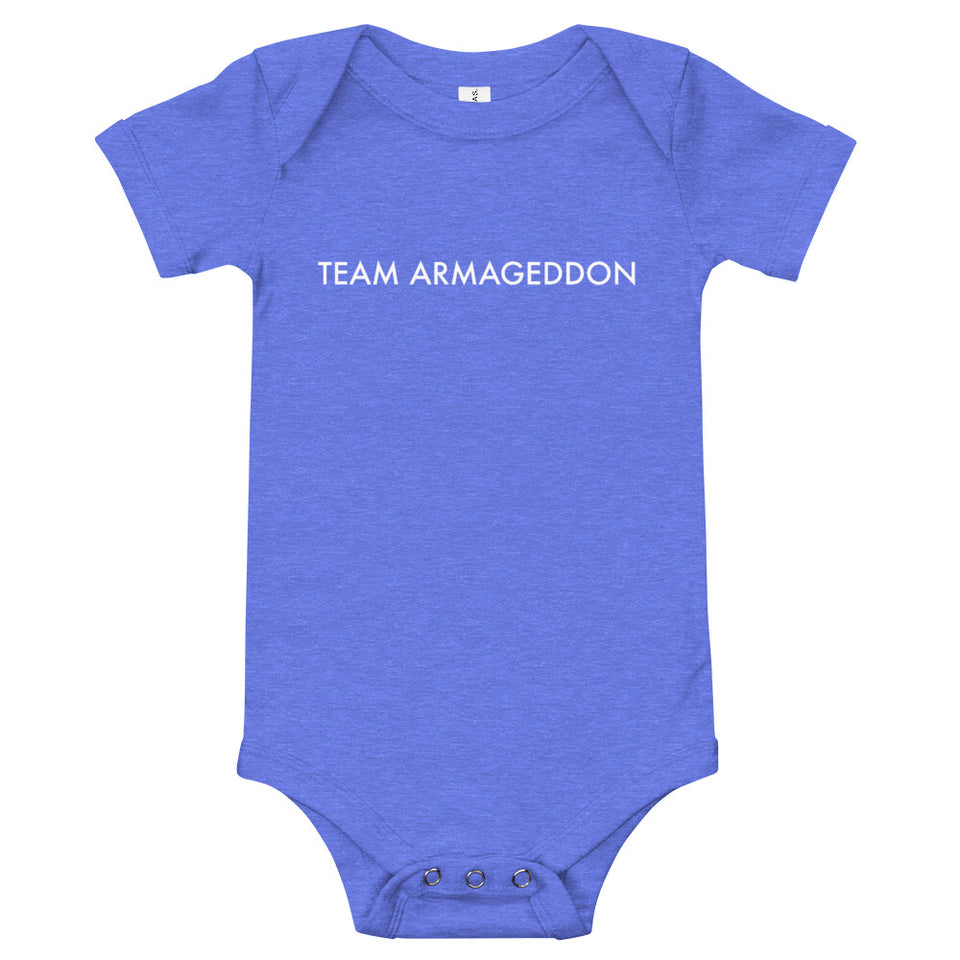 Team Armageddon Baby Onesie
